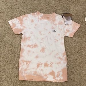 Pink Tye Dye North Face Shirt